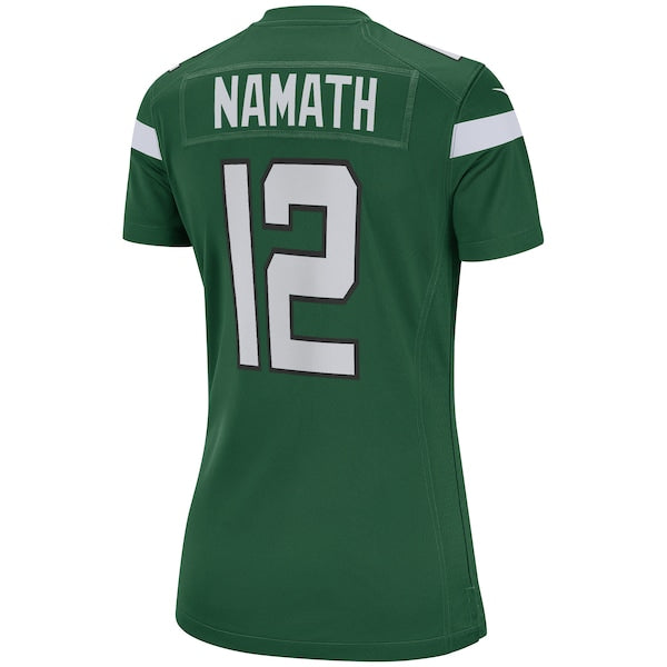 Joe Namath New York Jets Nike Women's Game Retired Player Jersey - Gotham Green/White - Image 4