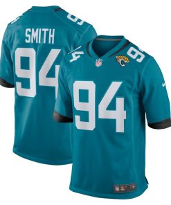 Maason Smith Jacksonville Jaguars Nike Team Game Jersey -  Teal