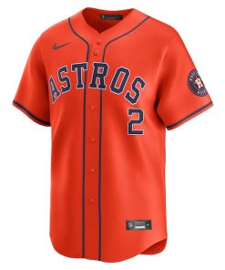 Alternative view of Alex Bregman Houston Astros Nike Alternate Limited Player Jersey?¨C Orange