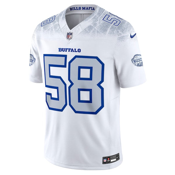 Matt Milano Buffalo Bills Nike 2025 Rivalries Collection Limited Jersey - White - Image 2
