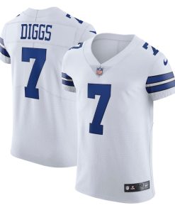 Trevon Diggs Dallas Cowboys Nike Vapor Elite Jersey - White/Navy