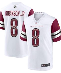 Brian Robinson Jr. Washington Commanders Nike Away Game Player Jersey - White
