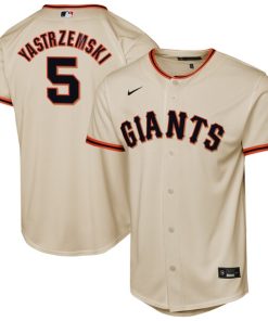 Mike Yastrzemski San Francisco Giants Nike Youth Home Replica Player Jersey - Cream
