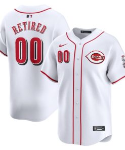Cincinnati Reds Nike Home Limited Pick-A-Player Retired Roster Jersey - White