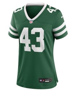 Alternative view of Cam Jones New York Jets Nike Women's Team Game Jersey - Legacy Green