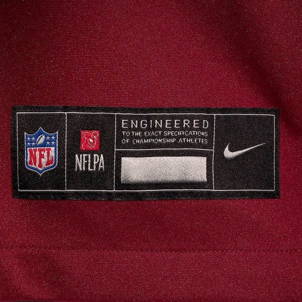 Will Harris Washington Commanders Nike Team Game Jersey - Burgundy - Image 6