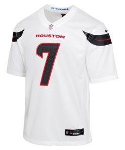 Alternative view of C.J. Stroud Houston Texans Nike Youth Game Jersey - White