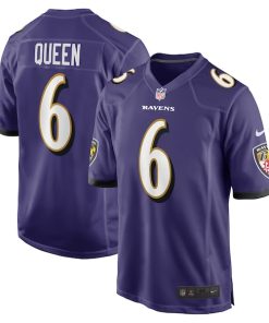 Patrick Queen Baltimore Ravens Nike Game Player Jersey - Purple