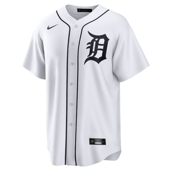 Spencer Torkelson Detroit Tigers Nike Home Replica Jersey - White - Image 2