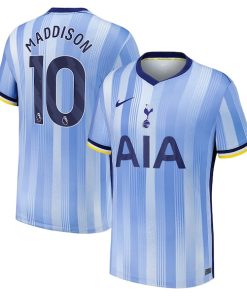 Alternative view of James Maddison Tottenham Hotspur Nike 2024/25 Away Replica Player Jersey - Blue