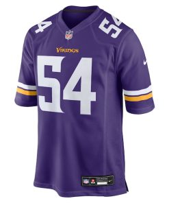 Alternative view of Bo Richter Minnesota Vikings Nike Team Game Jersey -  Purple