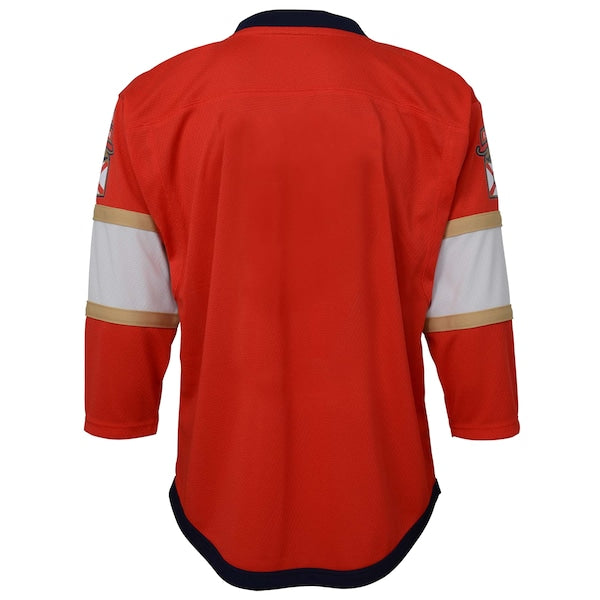 Florida Panthers Youth Home Replica Blank Jersey - Red - Image 3