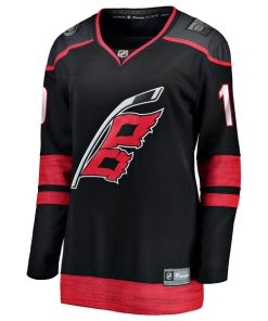 Alternative view of K'Andre Miller Carolina Hurricanes  Women's Home Breakaway Jersey - Black