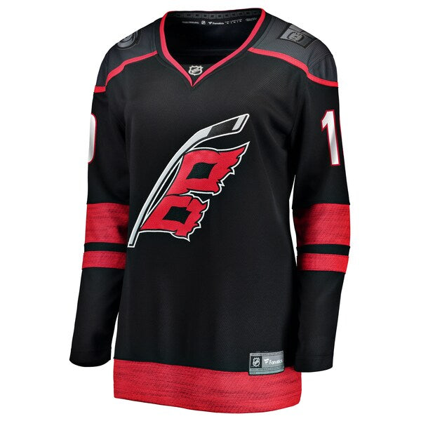 K'Andre Miller Carolina Hurricanes Women's Home Breakaway Jersey - Black - Image 2