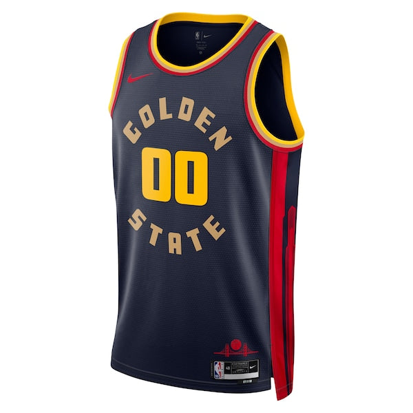 Golden State Warriors Nike Unisex 2024/25 Custom Swingman Jersey - City Edition - Navy - Image 2