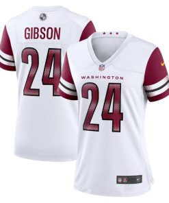Antonio Gibson Washington Commanders Nike Women's Game Jersey - White/Black/Burgundy