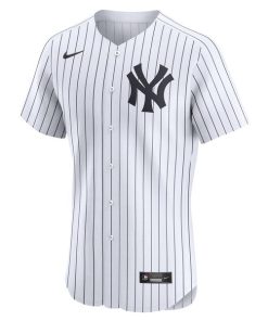 Alternative view of New York Yankees Nike Home Elite Pick-A-Player Retired Roster Jersey - White