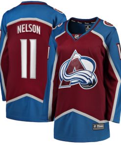 Brock Nelson Colorado Avalanche  Women's Home Breakaway Player Jersey - Burgundy