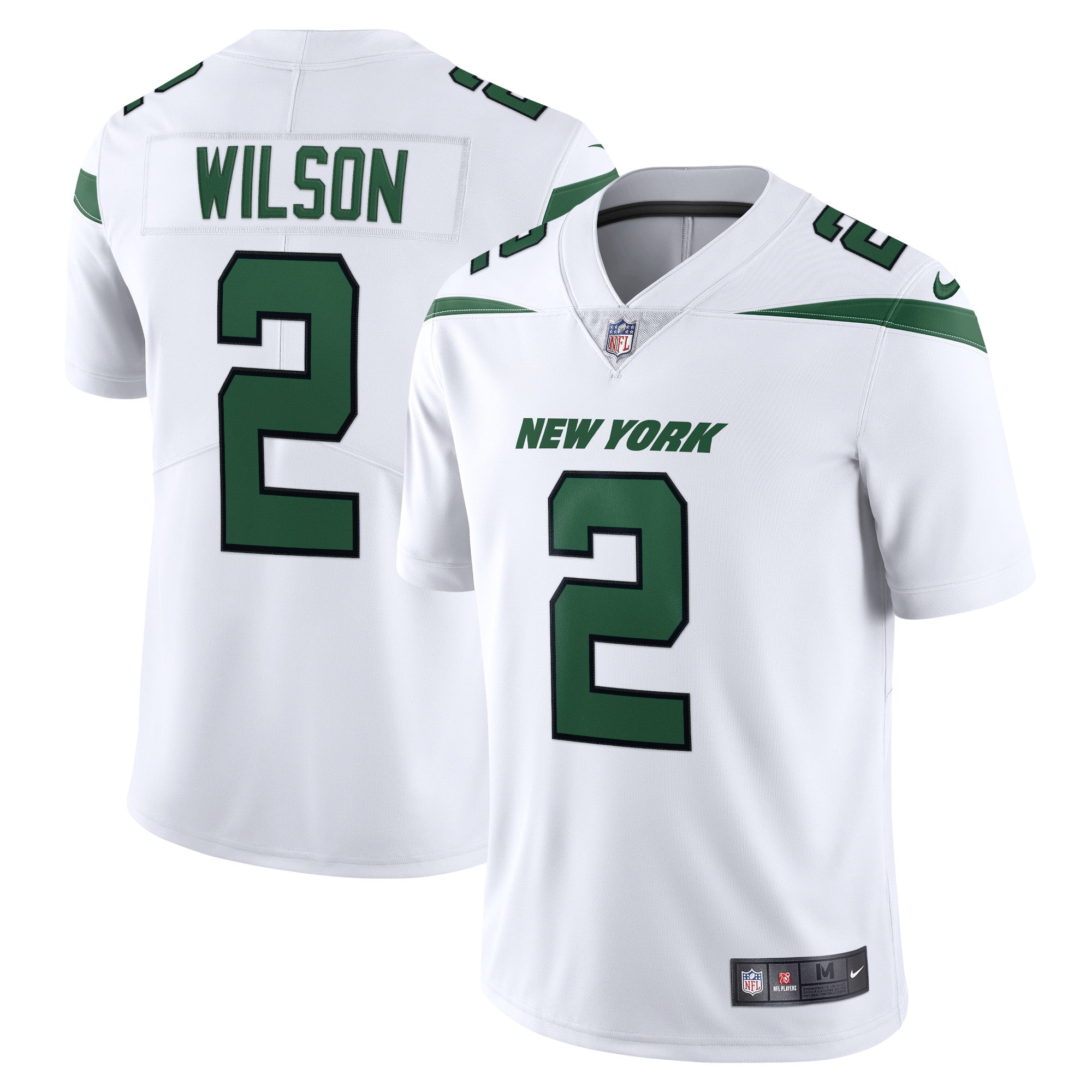Zach Wilson New York Jets Nike Vapor Limited Jersey - Gotham Green/Black/White - Image 6