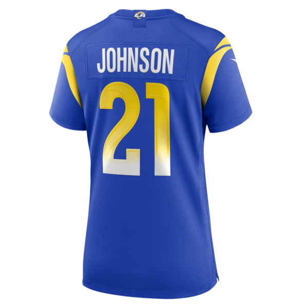 Alex Johnson Los Angeles Rams Nike Women's Team Game Jersey - Royal - Image 3