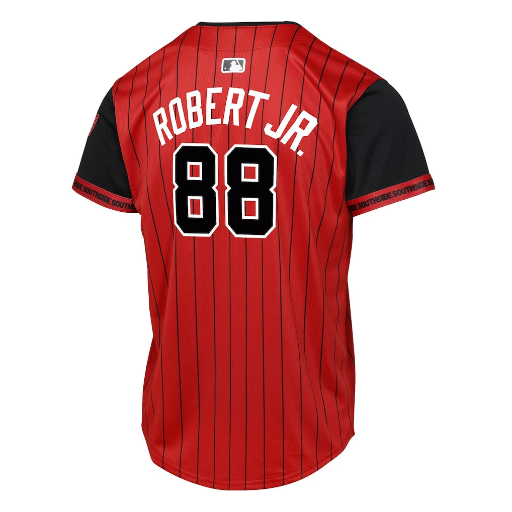 Luis Robert Jr. Chicago White Sox Youth 2025 City Connect Limited Player Jersey - Red/Black - Image 3