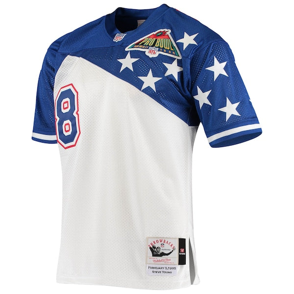 Steve Young NFC 1994 Pro Bowl Authentic Jersey - White/Blue - Image 2