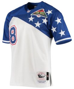 Alternative view of Steve Young NFC 1994 Pro Bowl Authentic Jersey - White/Blue