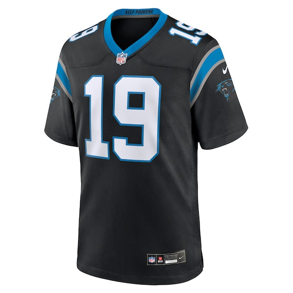 Adam Thielen Carolina Panthers Nike Game Player Jersey - Black/Blue - Image 3