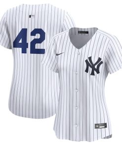 New York Yankees Nike Women's 2024 Jackie Robinson Day Home Limited Jersey?¨C White