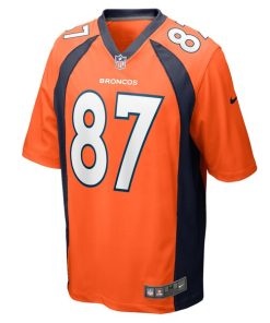 Alternative view of David Sills Denver Broncos Nike Team Game Jersey -  Orange
