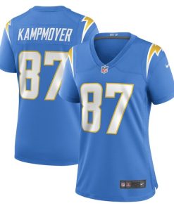 Hunter Kampmoyer Los Angeles Chargers Nike Women's Game Player Jersey - Powder Blue