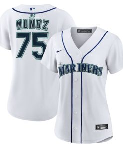 Women's Seattle Mariners Andres Munoz Nike White Home Replica Jersey