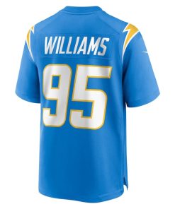 Alternative view of Nicholas Williams Los Angeles Chargers Nike Team Game Jersey -  Powder Blue