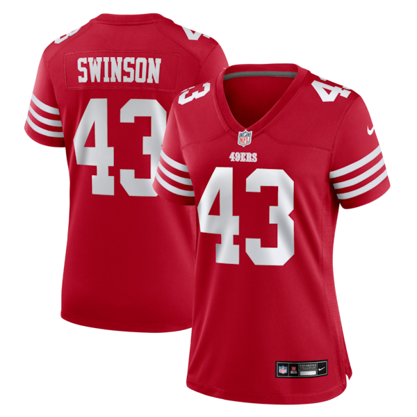 Messiah Swinson San Francisco 49ers Nike Women's Team Game Jersey - Scarlet