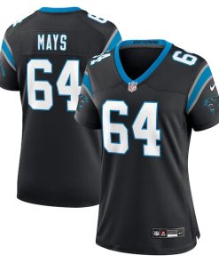 Cade Mays Carolina Panthers Nike Women's Team Game Jersey -  Black