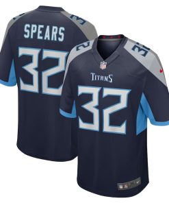 Tyjae Spears Tennessee Titans Nike Team Game Jersey -  Navy