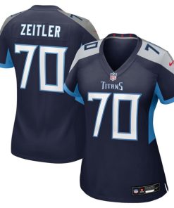 Kevin Zeitler Tennessee Titans Nike Women's Team Game Jersey -  Navy