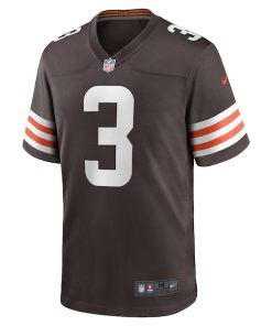 Alternative view of Marquise Goodwin Cleveland Browns Nike Game Jersey - Brown