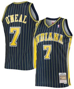 Jermaine O'Neal Indiana Pacers 2003/04 Hardwood Classics Swingman Jersey - Navy