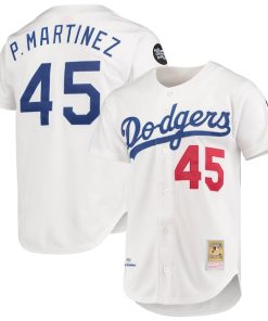 Pedro Martinez Los Angeles Dodgers 1993 Cooperstown Collection Home Authentic Jersey - White
