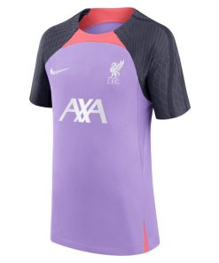 Alternative view of Liverpool Nike Youth 2023/24 Strike Top - Purple