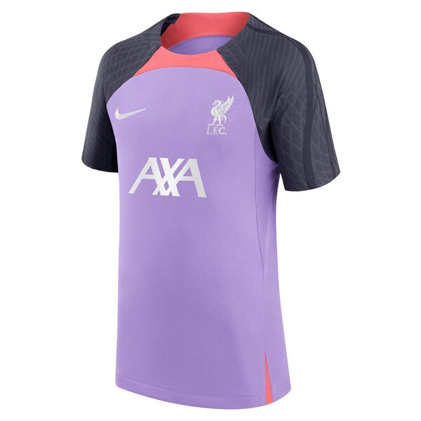 Liverpool Nike Youth 2023/24 Strike Top - Purple - Image 2