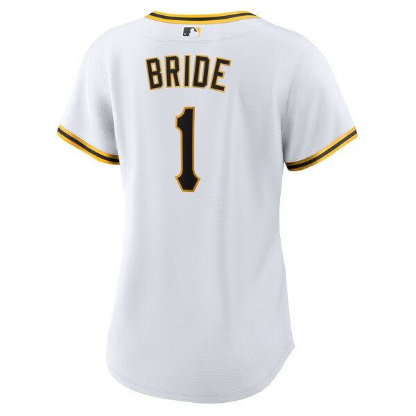 Pittsburgh Pirates Nike Women's #1 Bride Home Replica Jersey - White - Image 3