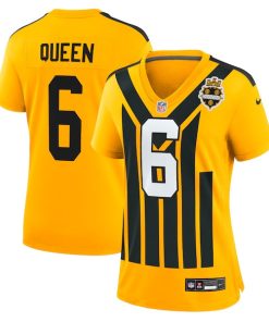 Patrick Queen Pittsburgh Steelers Nike Women's Alternate 1933 Throwback Game Jersey - Gold