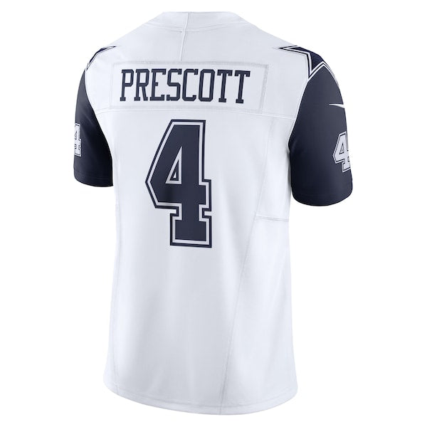 Dak Prescott Dallas Cowboys Nike Vapor F.U.S.E. Limited Jersey - White/Navy - Image 4