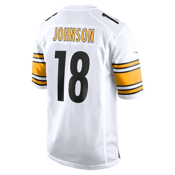 Diontae Johnson Pittsburgh Steelers Nike Game Player Jersey - White - Image 3
