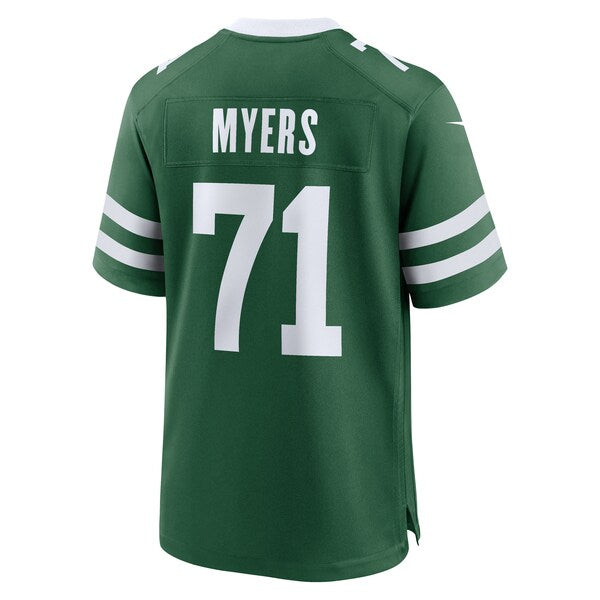 Josh Myers New York Jets Nike Team Game Jersey - Legacy Green - Image 3