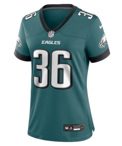 Alternative view of Tristin McCollum Philadelphia Eagles Nike Women's Team Game Jersey - Midnight Green