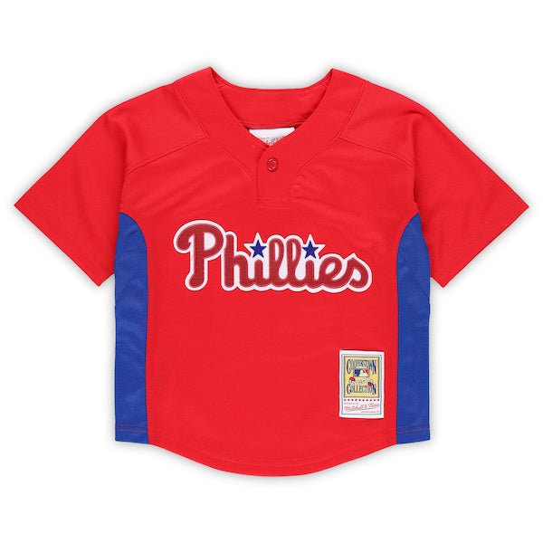 Roy Halladay Philadelphia Phillies Toddler Cooperstown Collection?Mesh Batting Practice Jersey - Red - Image 2