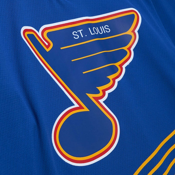 Brett Hull St. Louis Blues 1995/96 Blue Line Player Jersey - Blue - Image 4
